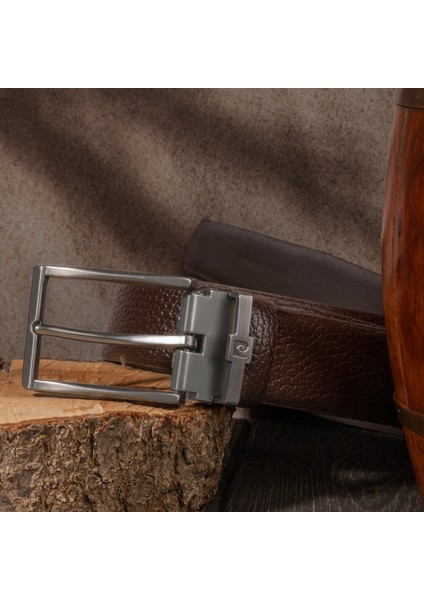 Kahve Deri Erkek Kemeri (En 3,5 cm) PC100FKF6 indirimleri