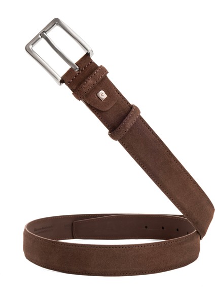 Kahve Suet Deri Erkek Kemeri (En 3,5 cm) PC1009K6S fiyatları