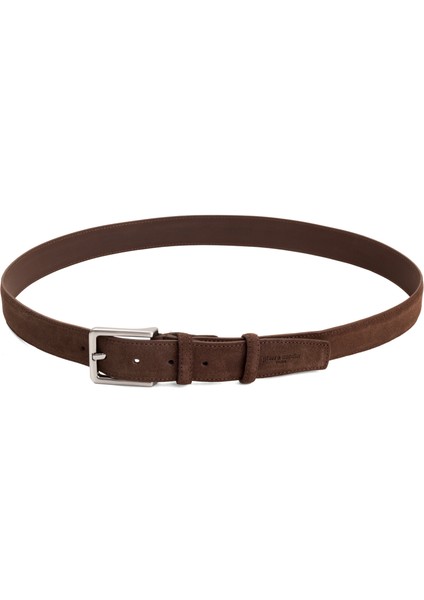 Kahve Suet Deri Erkek Kemeri (En 3,5 cm) PC1009K6S modelleri
