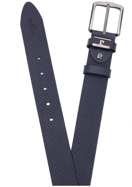 Lacivert Deri Erkek Kemeri (En 4 cm) PC2099L7V fırsatları