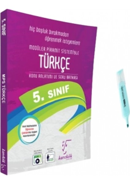 5.sınıf Türkçe Mps Konu Anlatımlı Soru Bankası (Yeni Müfredat)