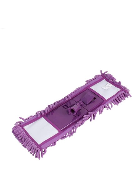 Mikrofiber Zemin Temizlik Mop Seti 50 cm – Mor Renk