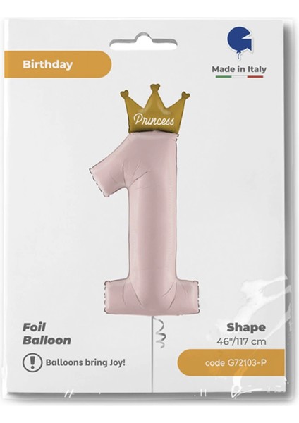 My 1st Birthday Princess Supertrend Folyo Balon 46" fiyatları