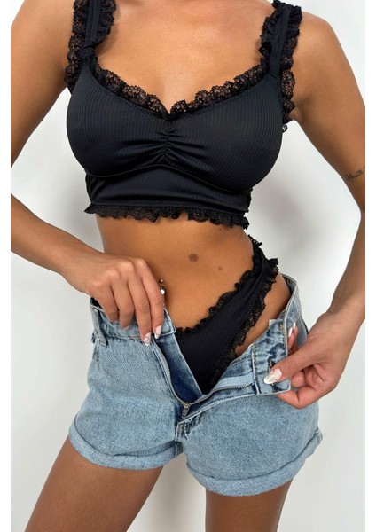 Dantel Detaylı Büstiyer