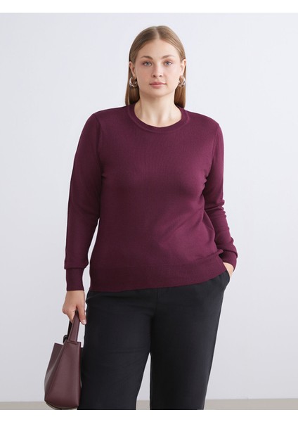 Yeni Sezon Bisiklet Yaka Kadın Triko Kazak modelleri