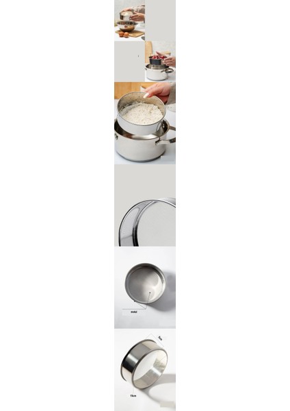 Hsnet Metal Un Eleği 15 cm - MBN6858-7785 fiyatları