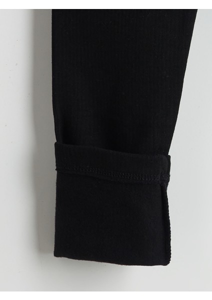 Yeni Sezon Beli Lastikli Kız Çocuk Uzun Tayt modelleri