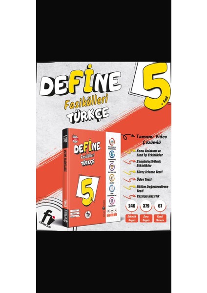 5.sınıf Define Fasikülleri Türkçe (2025)