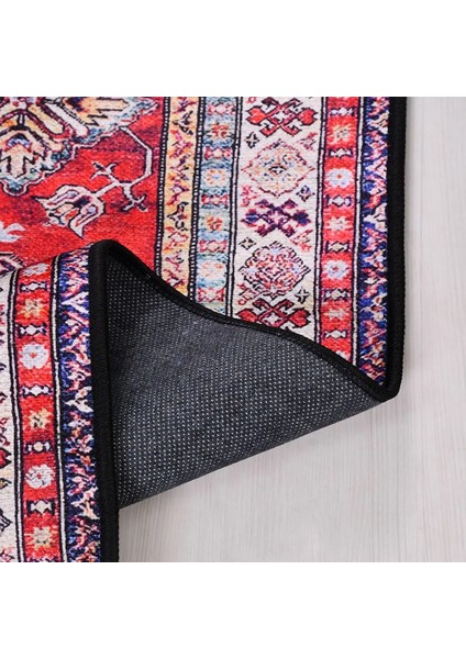 Pastena Klasik Eskitme Multi Polyester ve Pamuklu Kaydırmaz Tabanlı Dijital Baskı Halı indirimleri