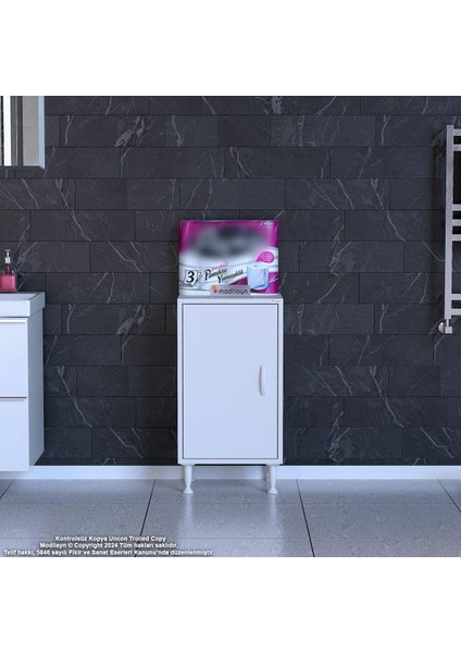 Efil Dolap Dar Alanlar Için Çok Amaçlı Dolap 1 Kapaklı 2 Göz Raf Dolap 35X75X32,5 cm fiyatları