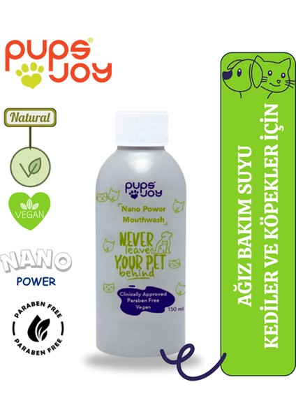 Evcil Hayvan Nano Gümüş Ağız Bakım Suyu