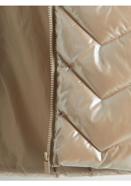 Yeni Sezon Kapüşonlu Kız Çocuk Şişme Yelek modelleri