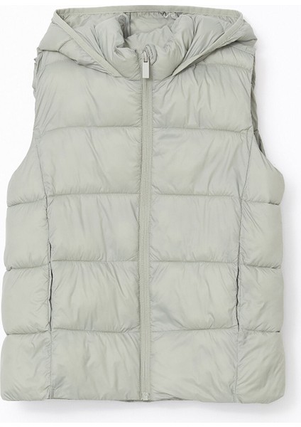 Yeni Sezon Kapüşonlu Kız Çocuk Şişme Yelek