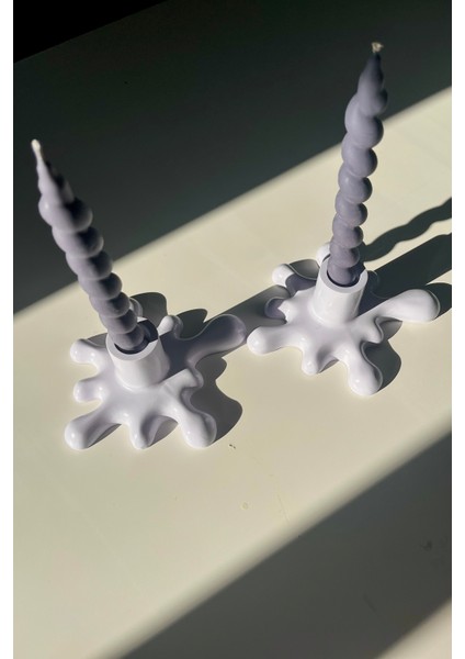 2'li Lila Şamdan Mumluk modelleri