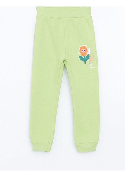 Yeni Sezon Beli Lastikli Kız Çocuk Jogger Eşofman Altı