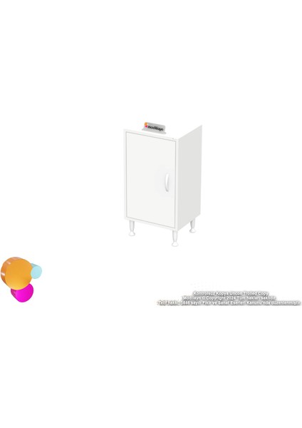 Efil Dolap 2 Raflı Beyaz 50 cm Çok Amaçlı Dolap Tek Kapaklı 3 Göz Raf Dolap 50x75x32,5 cm fırsatları