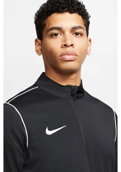 Dri Fit Park Knit Soccer Track Fleece Men's Jacket Erkek Fermuarlı Futbol Antrenman Koşu Ceket Sweatshirt Siyah modelleri