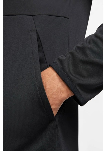 Dri Fit Park Knit Soccer Track Fleece Men's Jacket Erkek Fermuarlı Futbol Antrenman Koşu Ceket Sweatshirt Siyah fırsatları