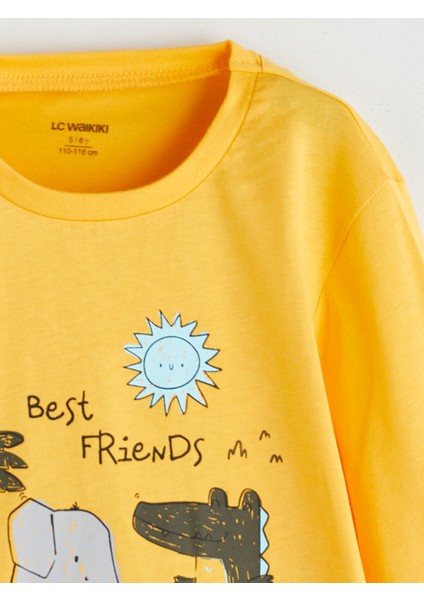 Yeni Sezon Baskılı Erkek Çocuk Pijama Takımı modelleri