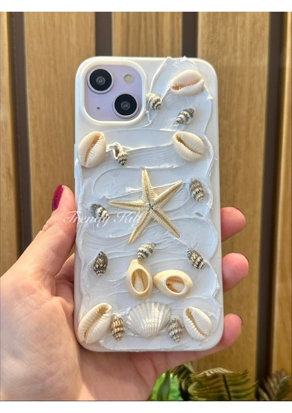 iphone (13/14) Uyumlu 3D Deniz Yıldızı Desenli Kılıf