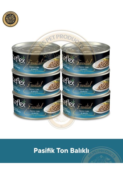 Plus Essential Kedi Pasifik Ton Balık 6X70GR