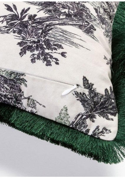Hybrid Pirra Siyah Kırmızı Pamuk/polyester Kırlent 50 x 35 cm fırsatları