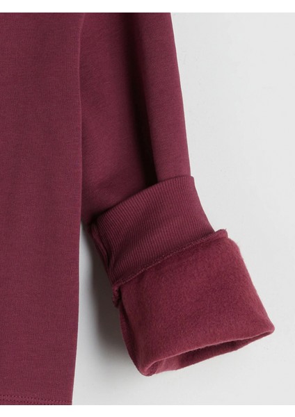 Lcw Kids Mürdüm Bisiklet Yaka Baskılı Kız Çocuk Sweatshirt fırsatları