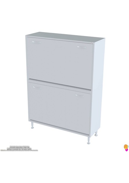 Esil Banyo Kirli Çamaşır Dolabı Banyo Dolabı 6 Bölmeli Saklayıcı Sepetli Dolap 100x138x325 cm fırsatları