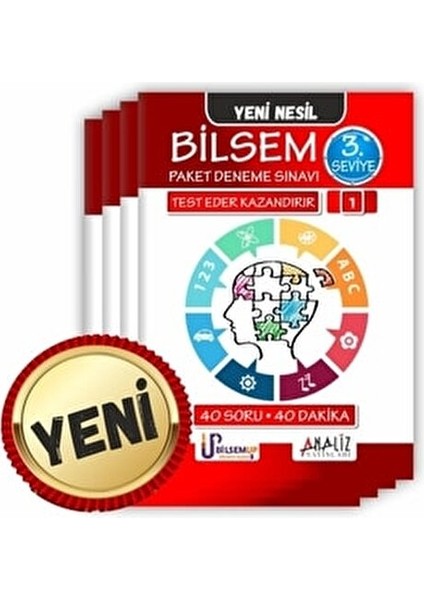 Bilsem Paket Deneme 3.seviye LGS Sınavı İçin Deneme Kitabı