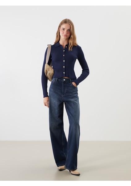 Yeni Sezon Polo Yaka Kadın Triko Hırka fiyatları