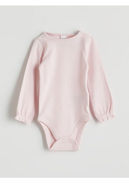 Yeni Sezon Bisiklet Yaka Kız Bebek Çıtçıtlı Body 2'li fiyatları