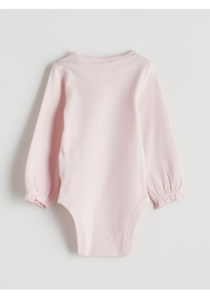 Yeni Sezon Bisiklet Yaka Kız Bebek Çıtçıtlı Body 2'li modelleri