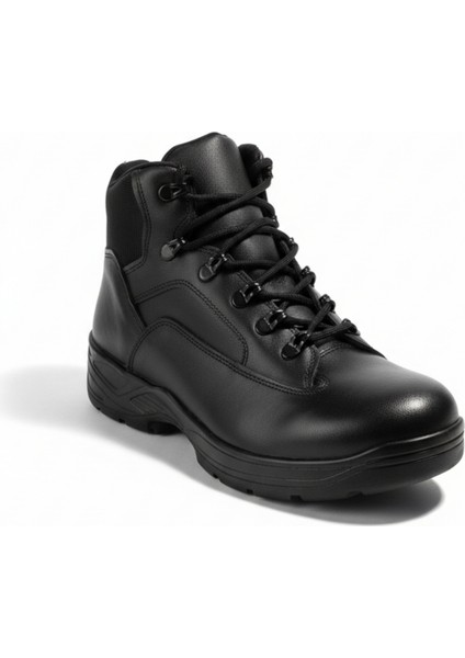 Hakiki Deri Siyah Güvenlik Botu 36-47