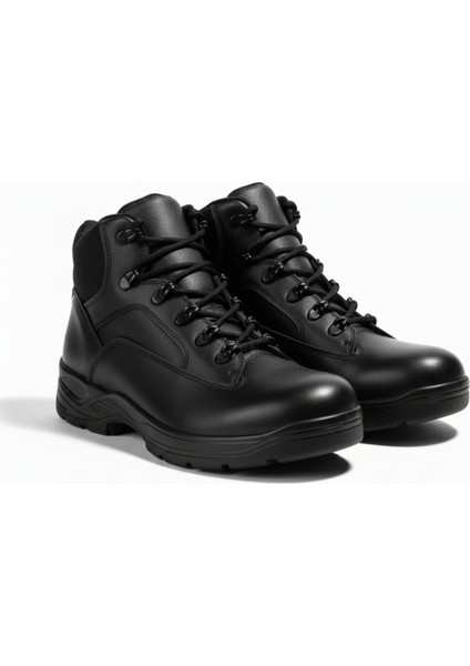 Hakiki Deri Siyah Güvenlik Botu 36-47 fiyatları