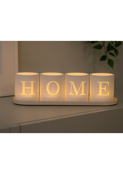 Home Yazılı Işıklı Dekor