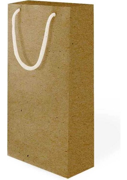 Naturel Kraft Karton Çanta 12X35
