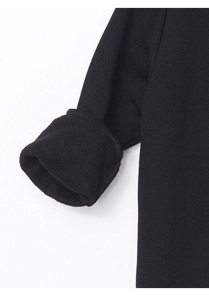 Yeni Sezon Bisiklet Yaka Baskılı Kız Çocuk Sweatshirt modelleri