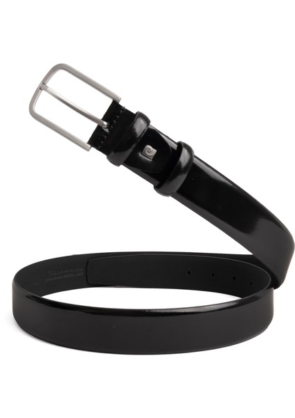 Siyah Rugan Deri Erkek Kemeri (En 3,5 cm) PC100ASY3 fiyatları