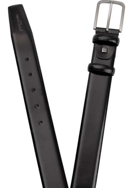 Siyah Rugan Deri Erkek Kemeri (En 3,5 cm) PC100ASY3 fırsatları