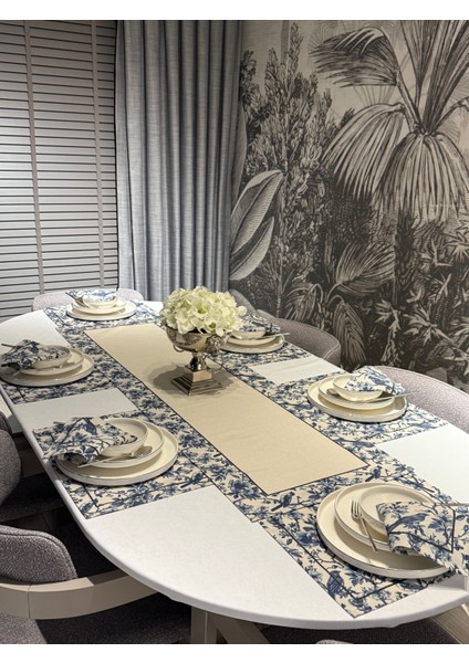 Keten Pamira Desen Runner 40X140 cm modelleri
