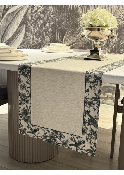 Keten Espamira Desen Runner 40X140 cm