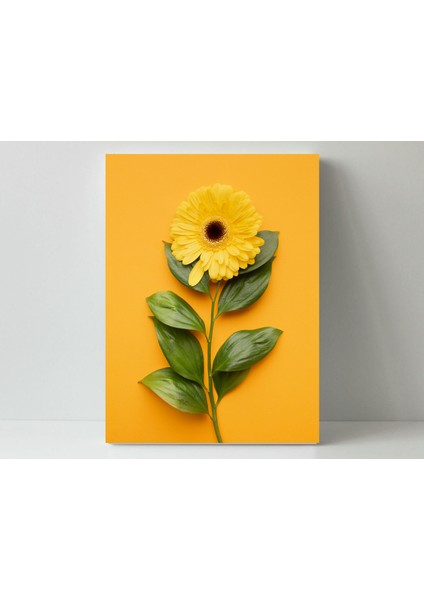 Sarı Gerbera Çiçeği - Ahşap Mdf Tablo fiyatları
