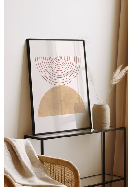 Bohemian Serisi Siyah Çerçeveli Poster, Tablo No:7