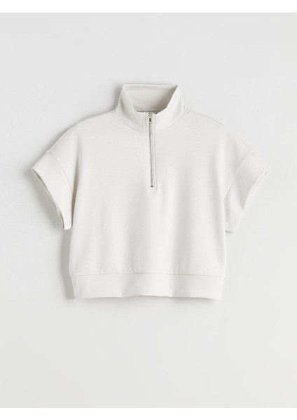 Yeni Sezon Dik Yaka Oversize Kadın Sweatshirt indirimleri