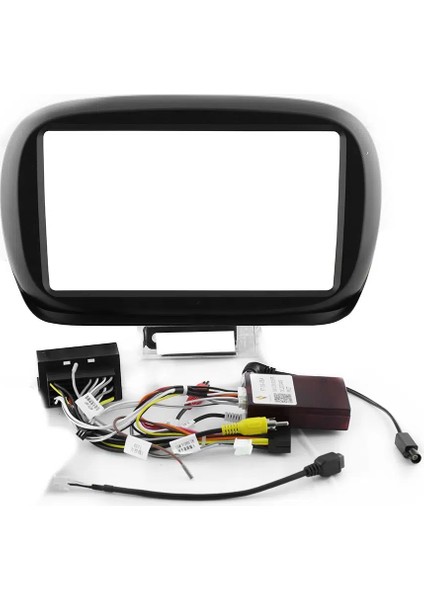 Fıat 500X 2016-2021 Uyumlu 9 Inc Çerçevesi-Soket-Canbus
