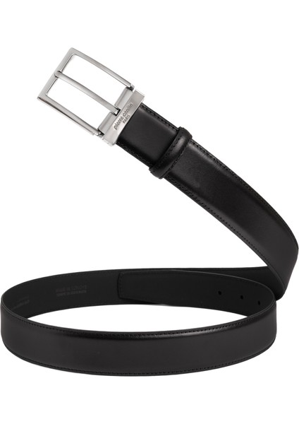 Siyah Deri Erkek Kemeri (En 3,5 cm) PC2209KS6Z fiyatları