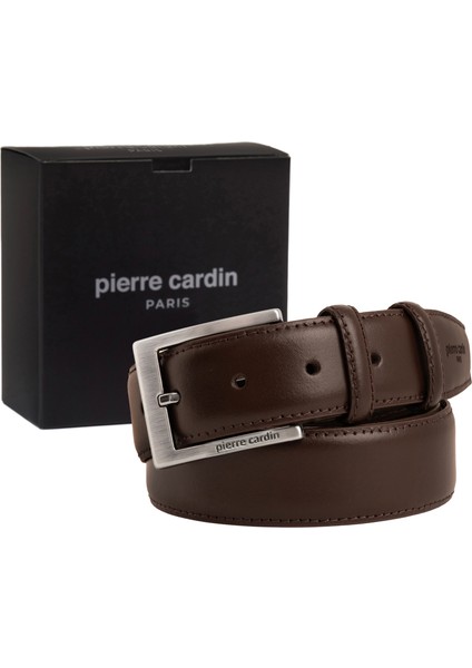 Kahve Deri Erkek Kemeri (En 3,5 cm) PCK2009K4A