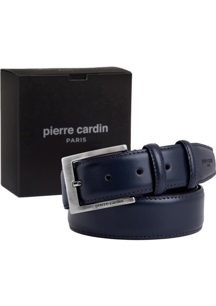 Lacivert Deri Erkek Kemeri (En 3,5 cm) PCK2009L7A