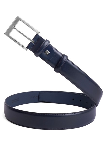 Lacivert Deri Erkek Kemeri (En 3,5 cm) PCK2009L7A fiyatları