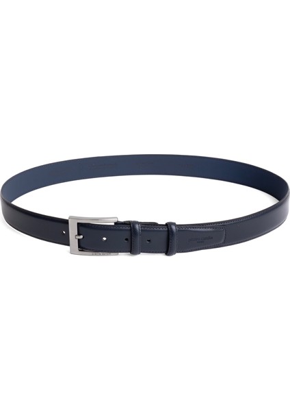 Lacivert Deri Erkek Kemeri (En 3,5 cm) PCK2009L7A modelleri